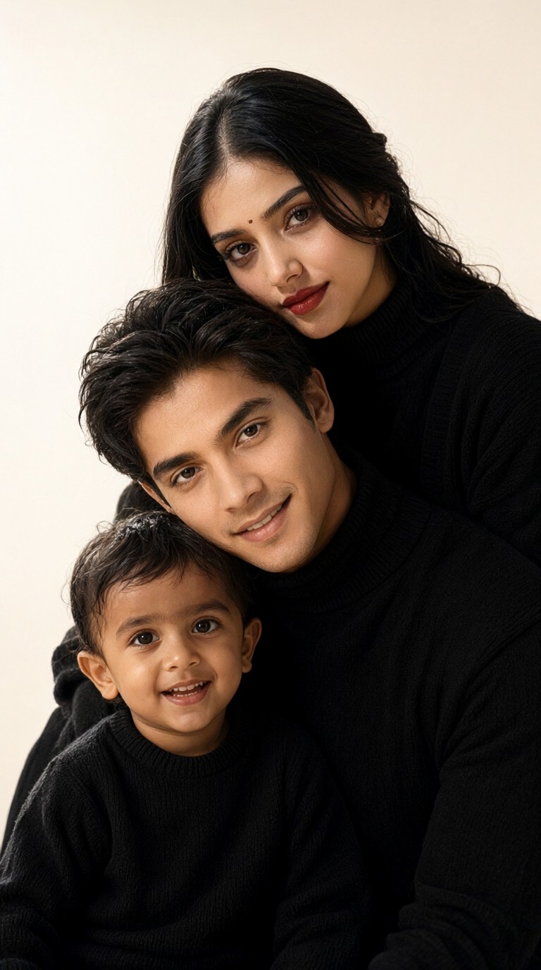 Happy Family Phone Wallpaper-02 image