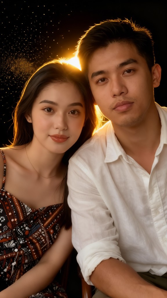 Shining couple image