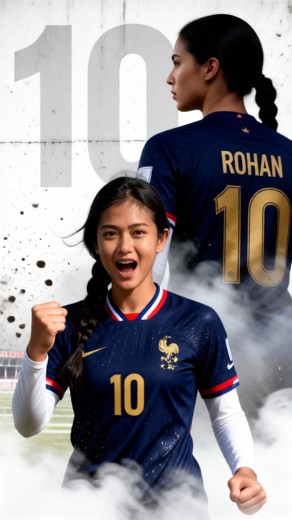 Girl supports France-02 image