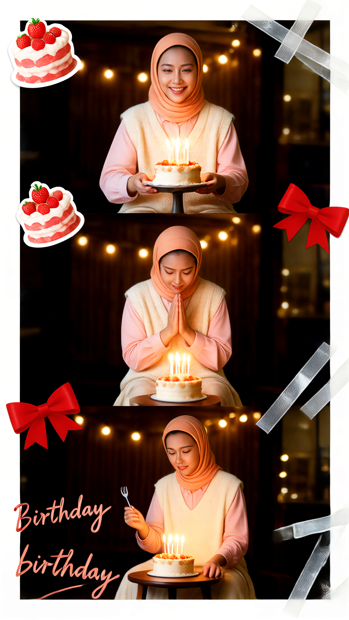Birthday Cake Strip image