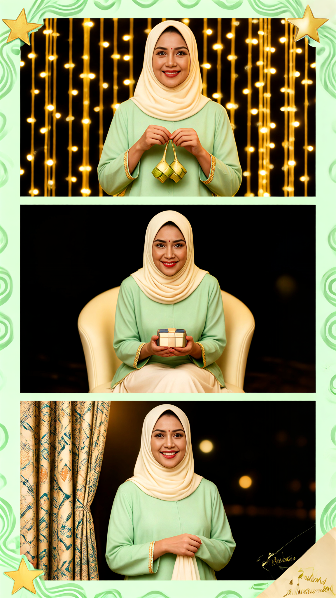 Eid Green Strip image