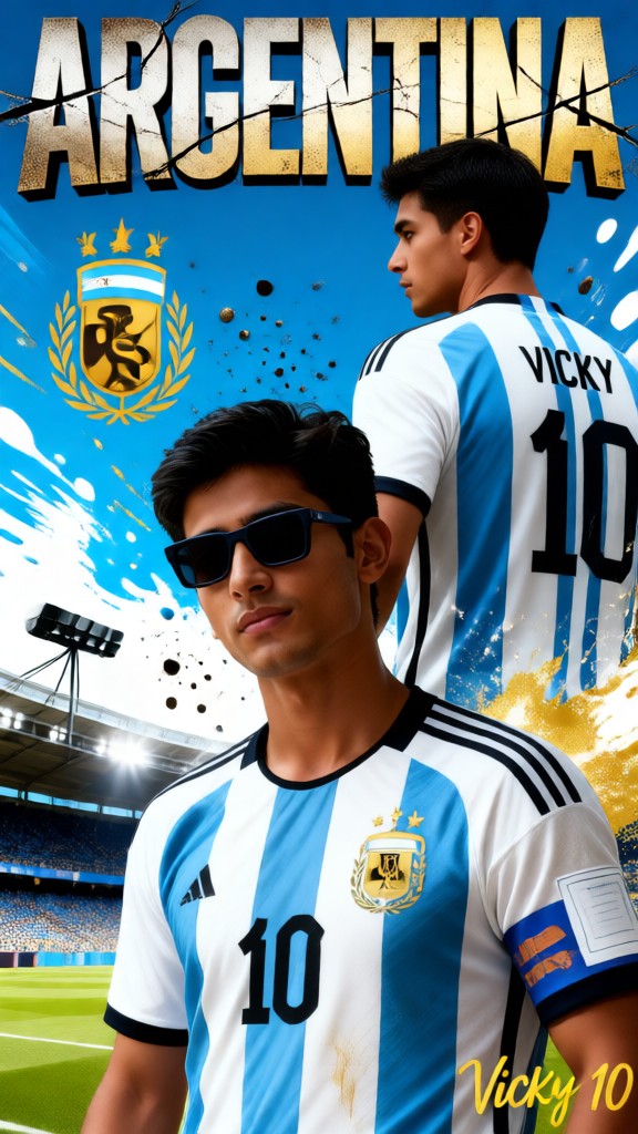 Argentina World Cup poster image