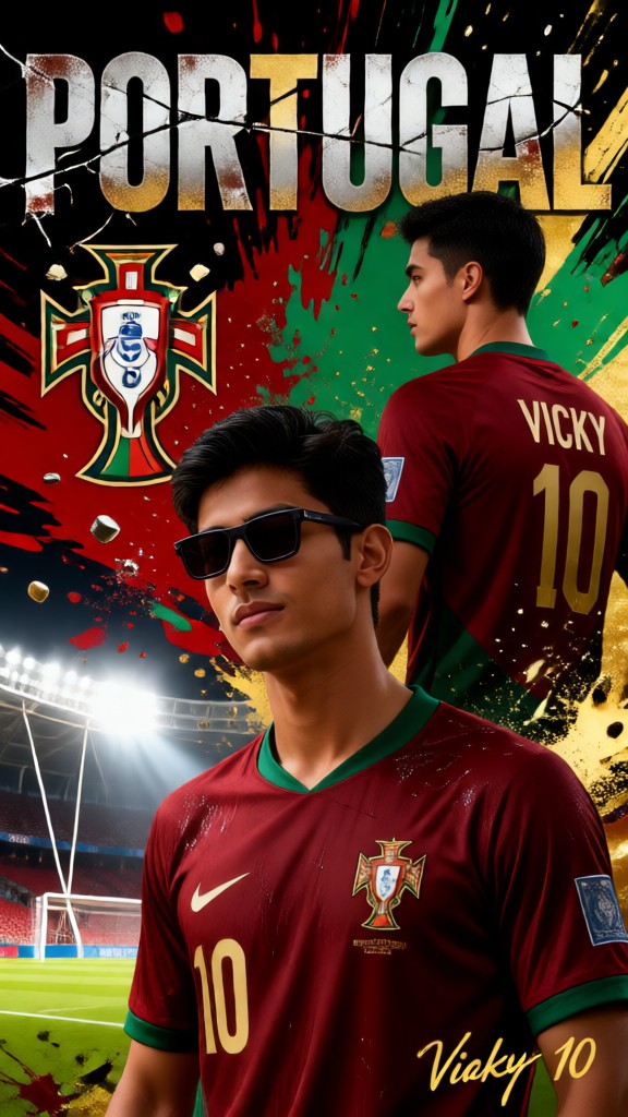 Portugal World Cup poster image