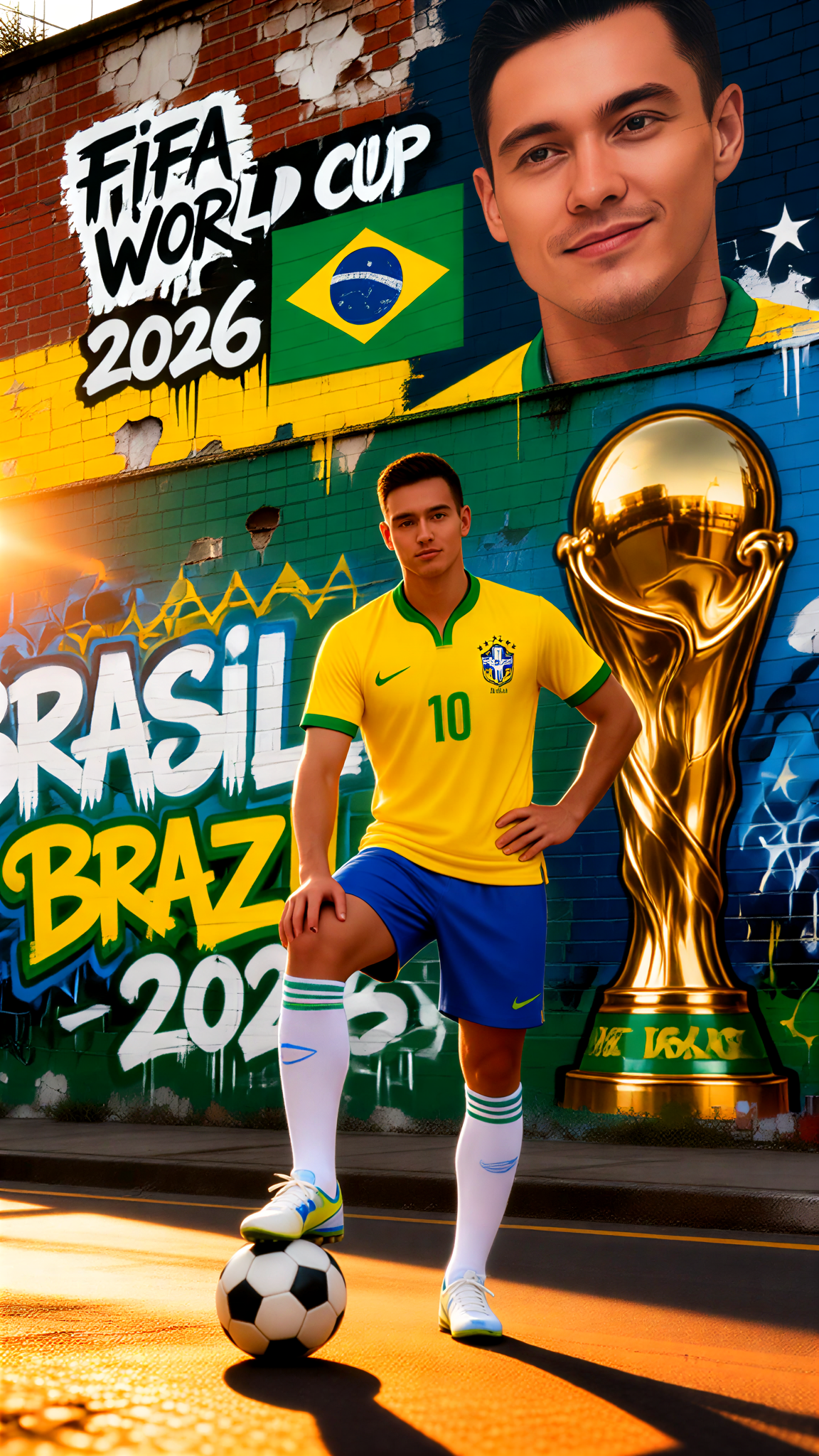 Sunset Street &Brazil Football Feve-p image