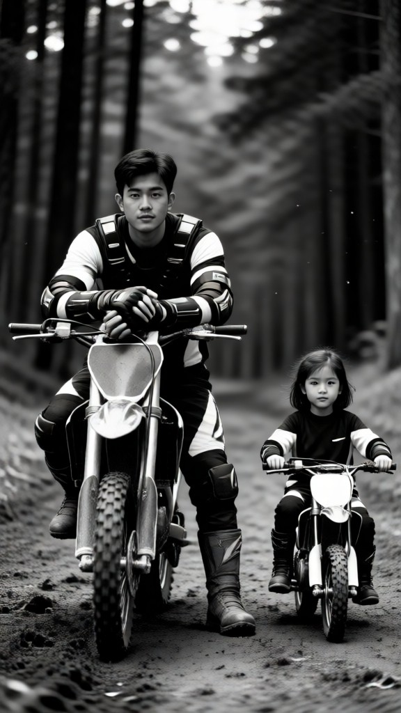 Family off-road dirt bike image