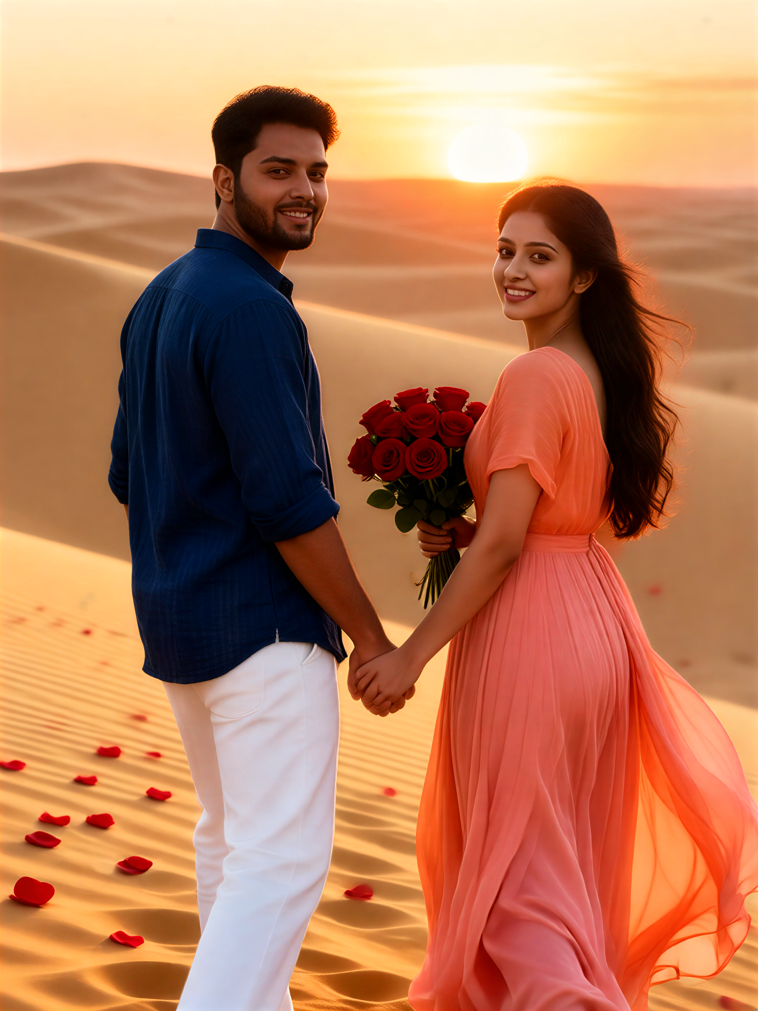 Desert Rose Couple Walk image