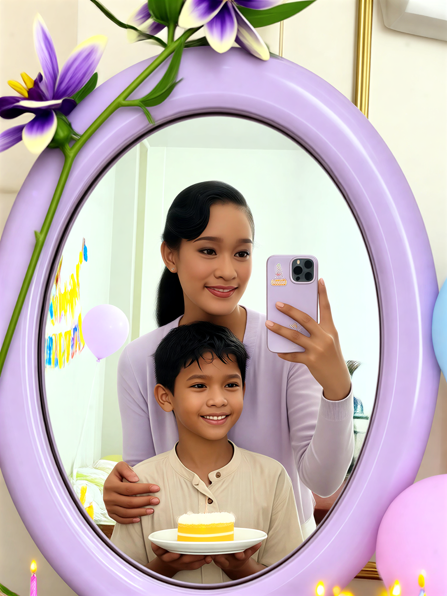 Mom Son Birthday image