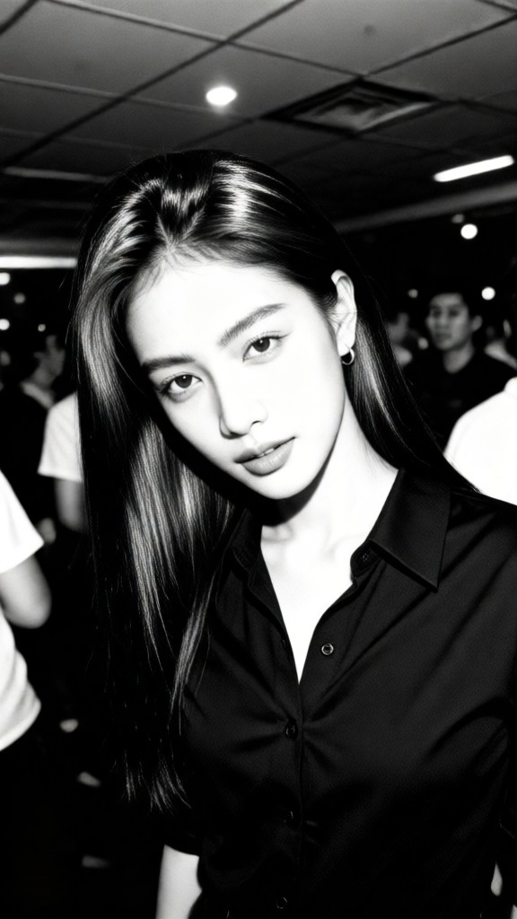 Sexy Black & White Club Portrait-03 image