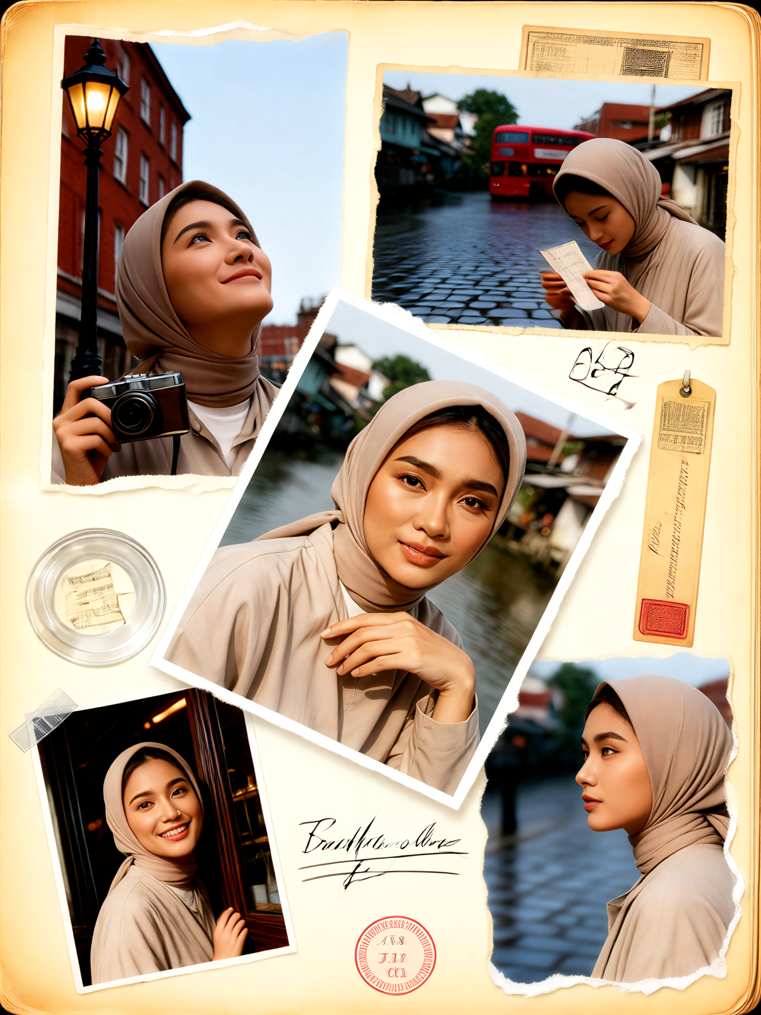 Vintage London Diary Page image