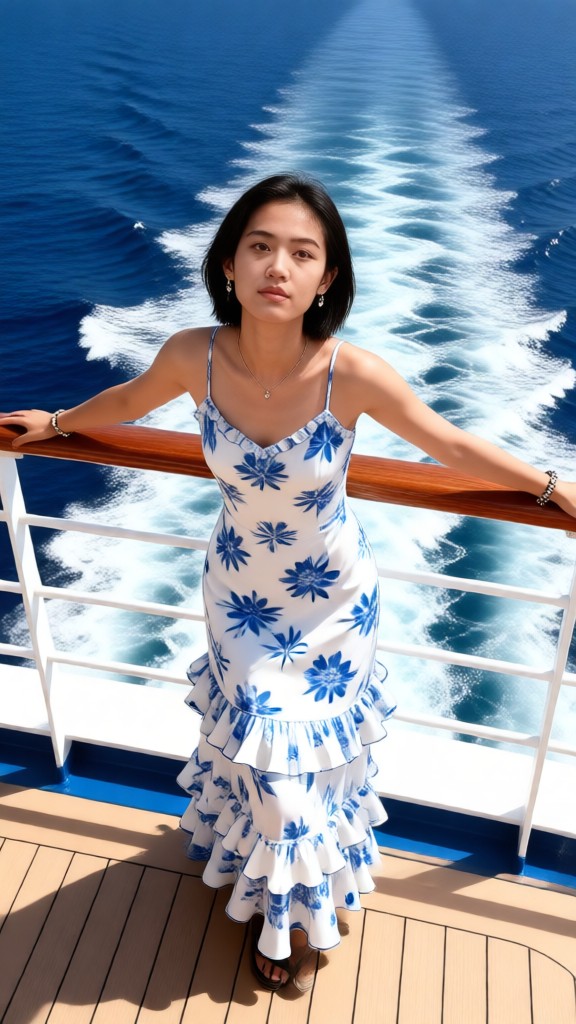 A Moment of Relaxation at Sea image