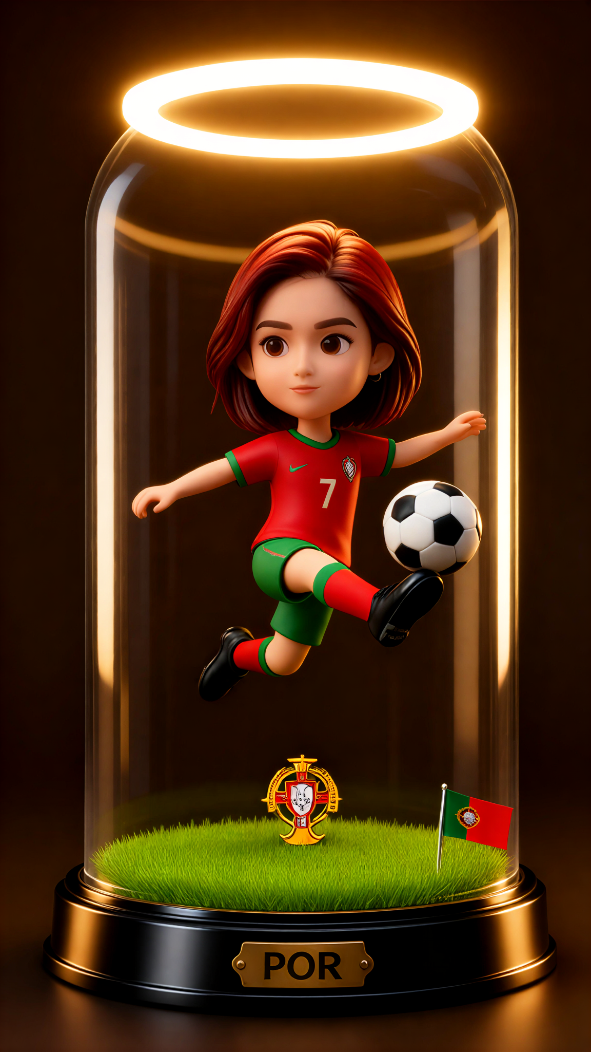 Girls' soccer figure - POR image