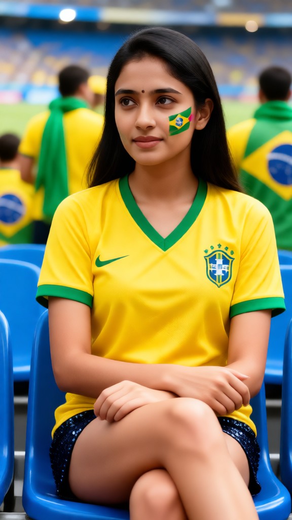 Brazil Yellow Jersey Supporter image