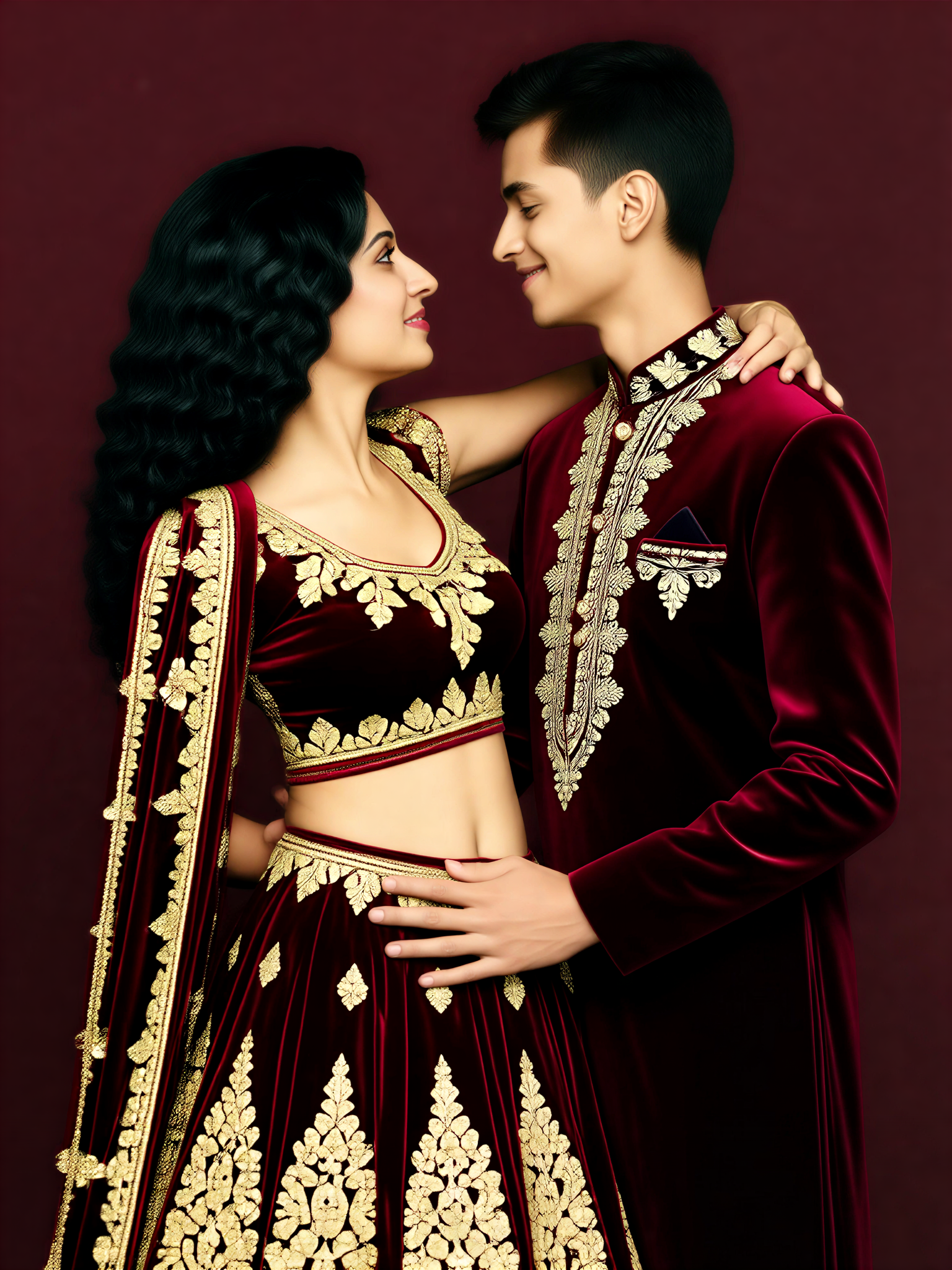 Maroon Velvet Love image