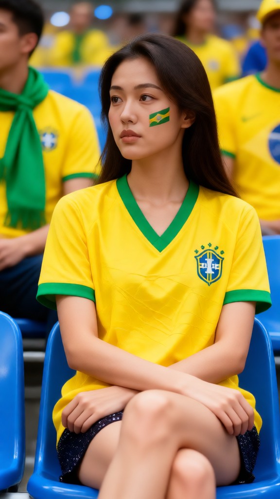 Brazil Yellow Jersey Supporter-v image