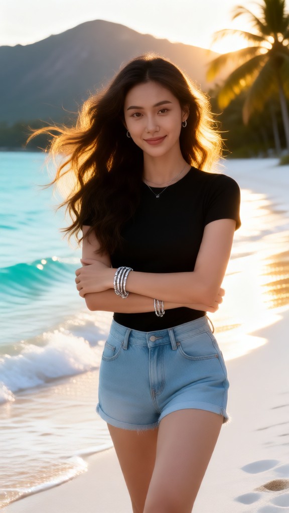 Beach Girl Portrait-04 image