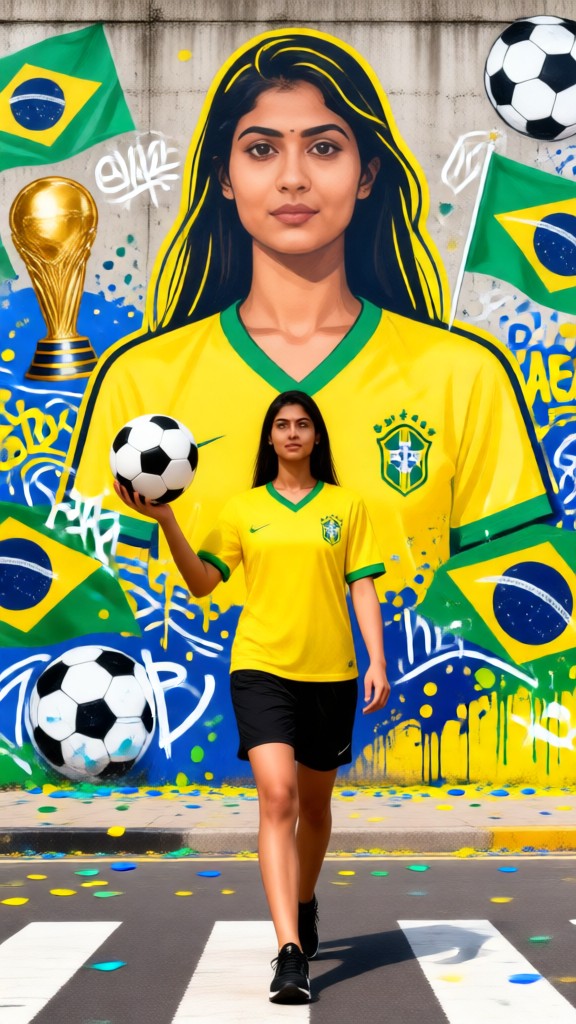 Brazil World Cup Mural image