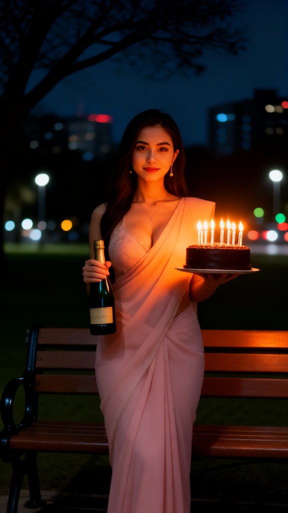 Birthday fire-breathing celebration image