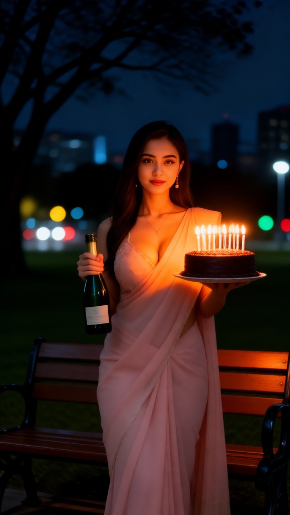 Birthday fire-breathing celebration image