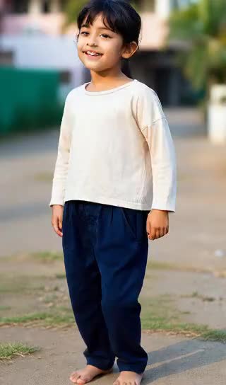 The child is dancing😂 image