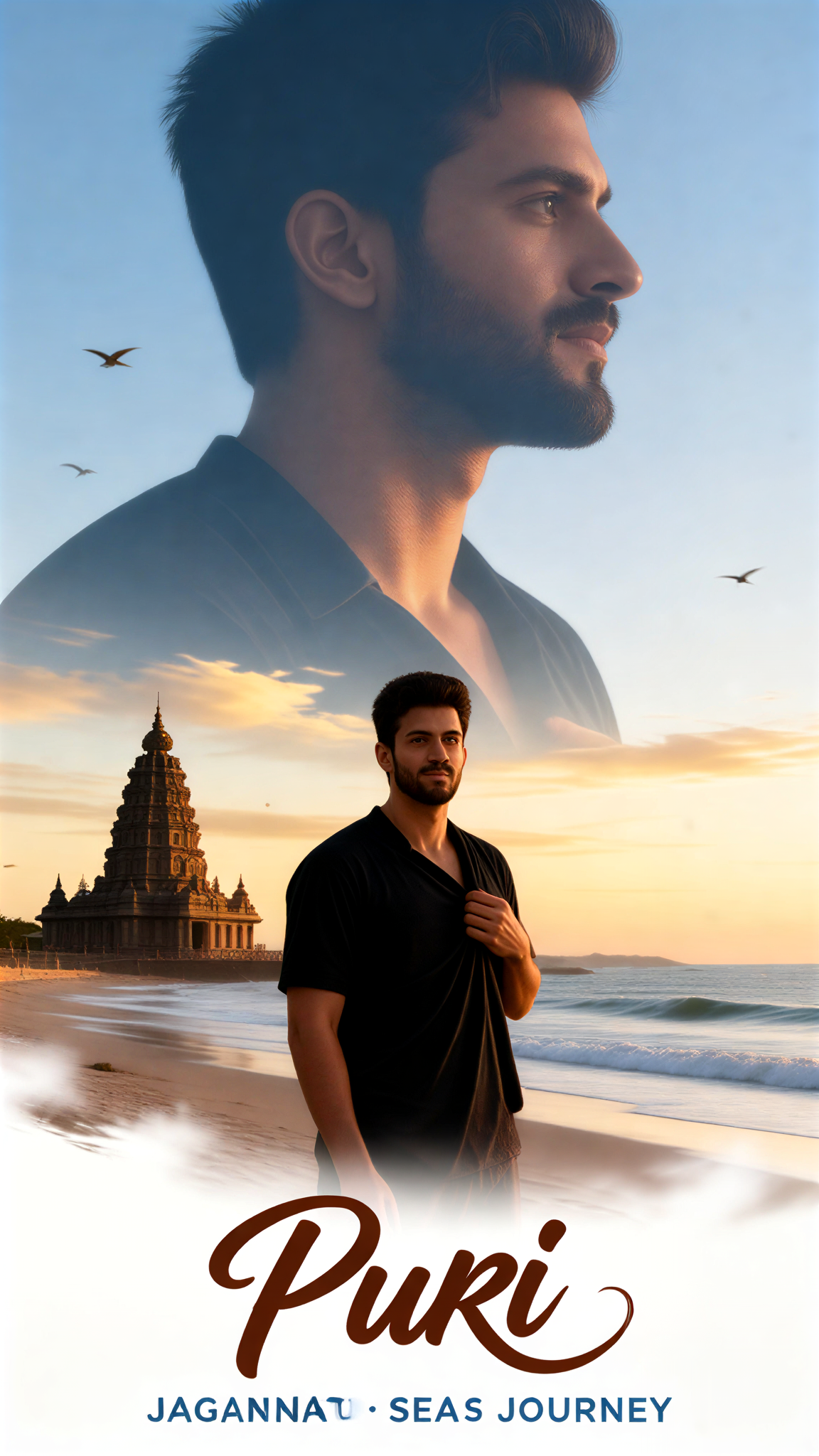 Puri Temple Silhouette image