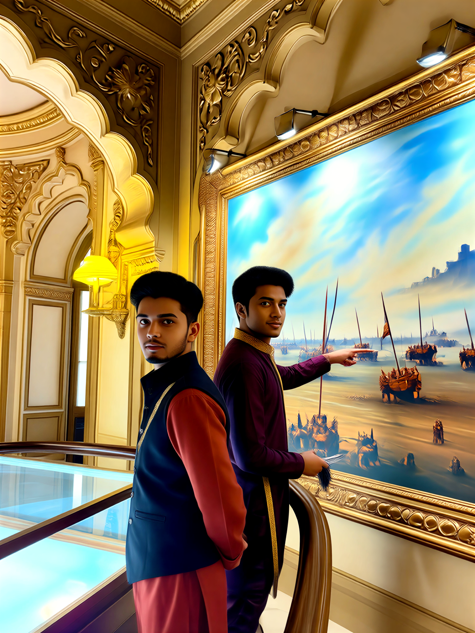 Indian Mythology Gallery · Kuru Battlefield Side by Side image