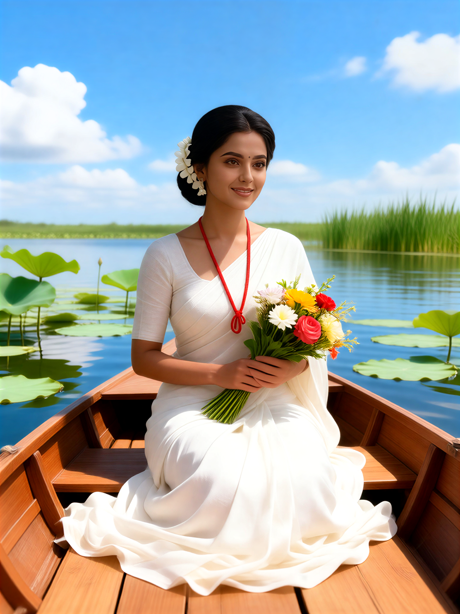 Red Dress Lake Boat image