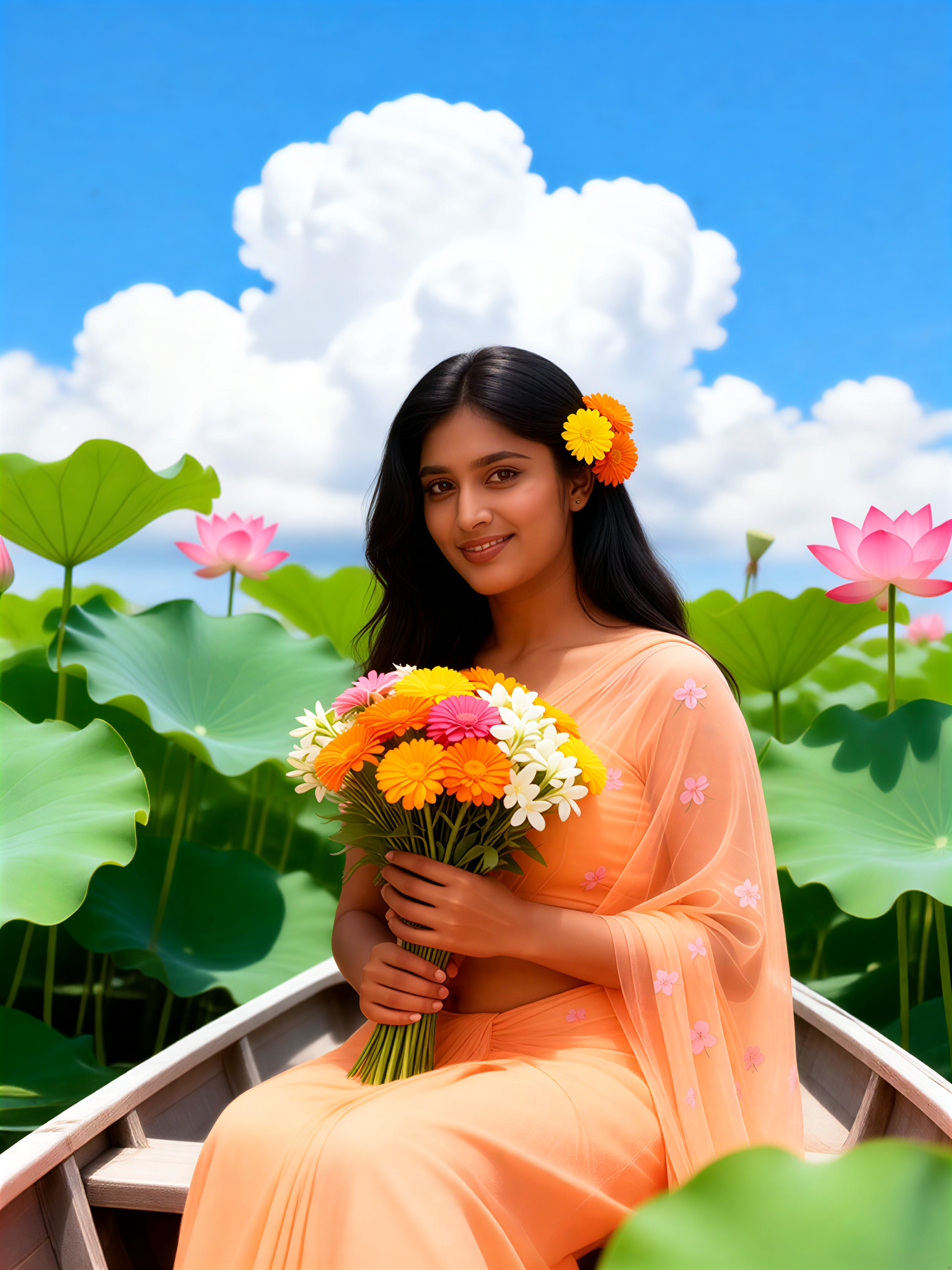 White Dress Lotus image