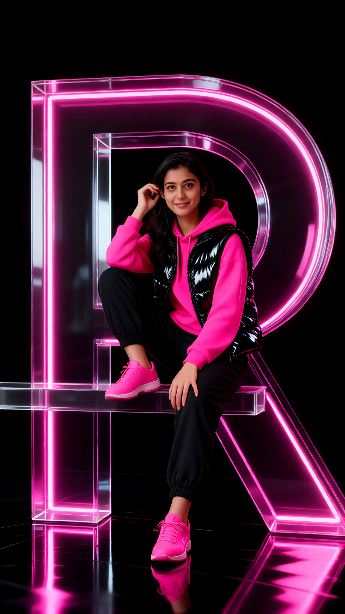 Fluorescent Letter Photo image