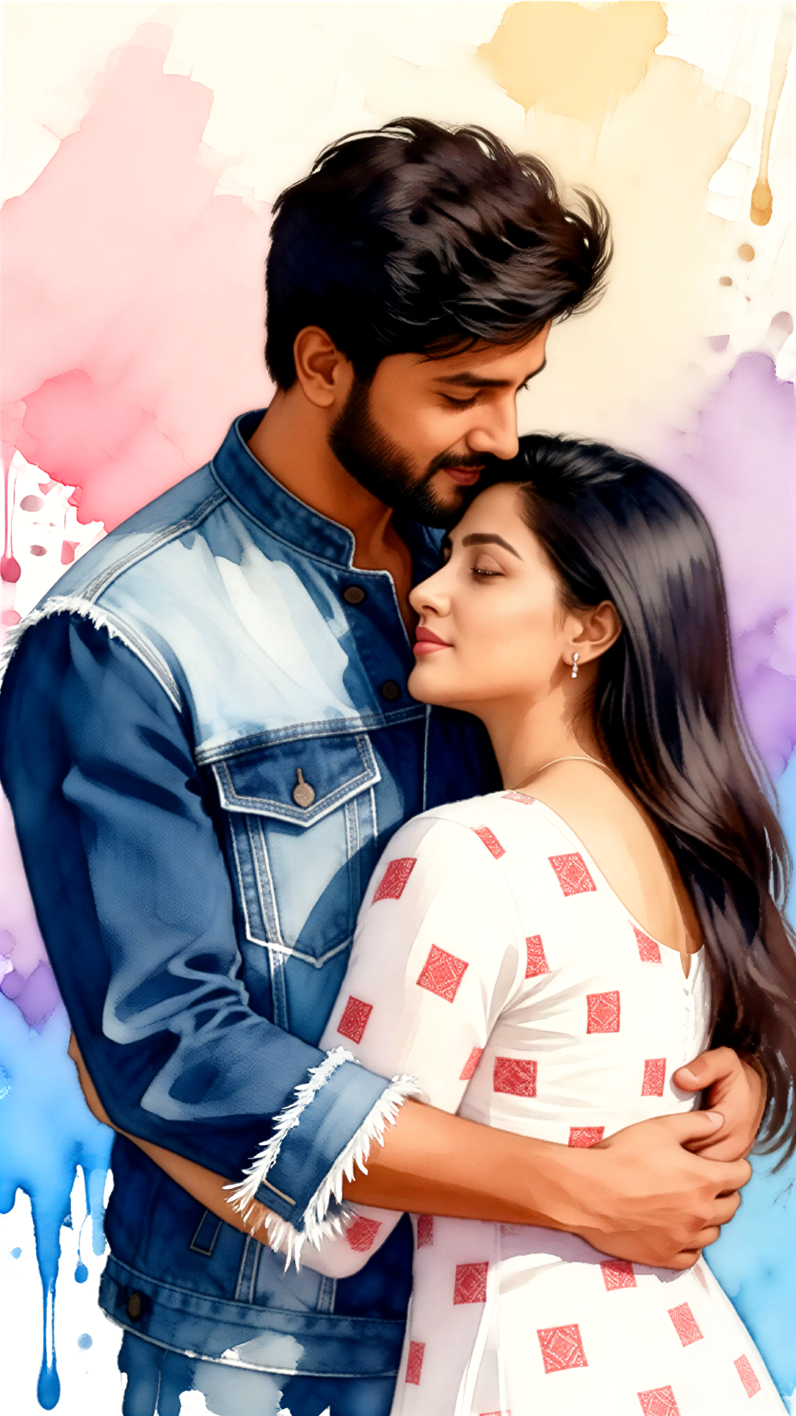 Watercolor Couple image