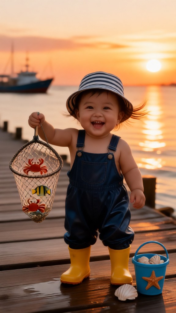 Fisherman baby image