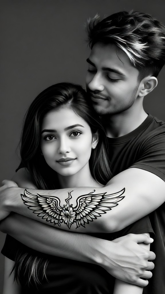 Tattoo couple wallpaper image