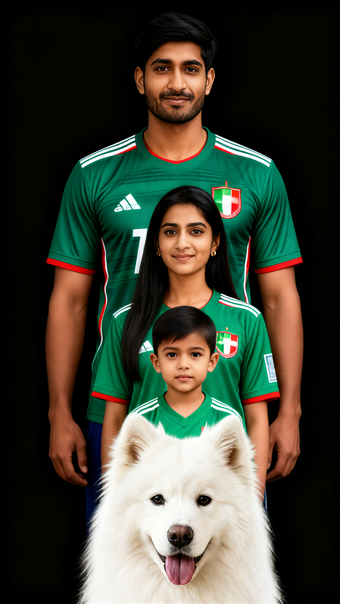 Family Portrait of Mexico Team Uniform image