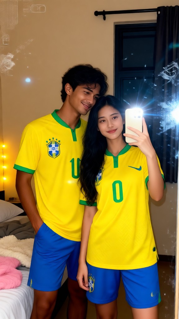 Brazil Jersey Couple image