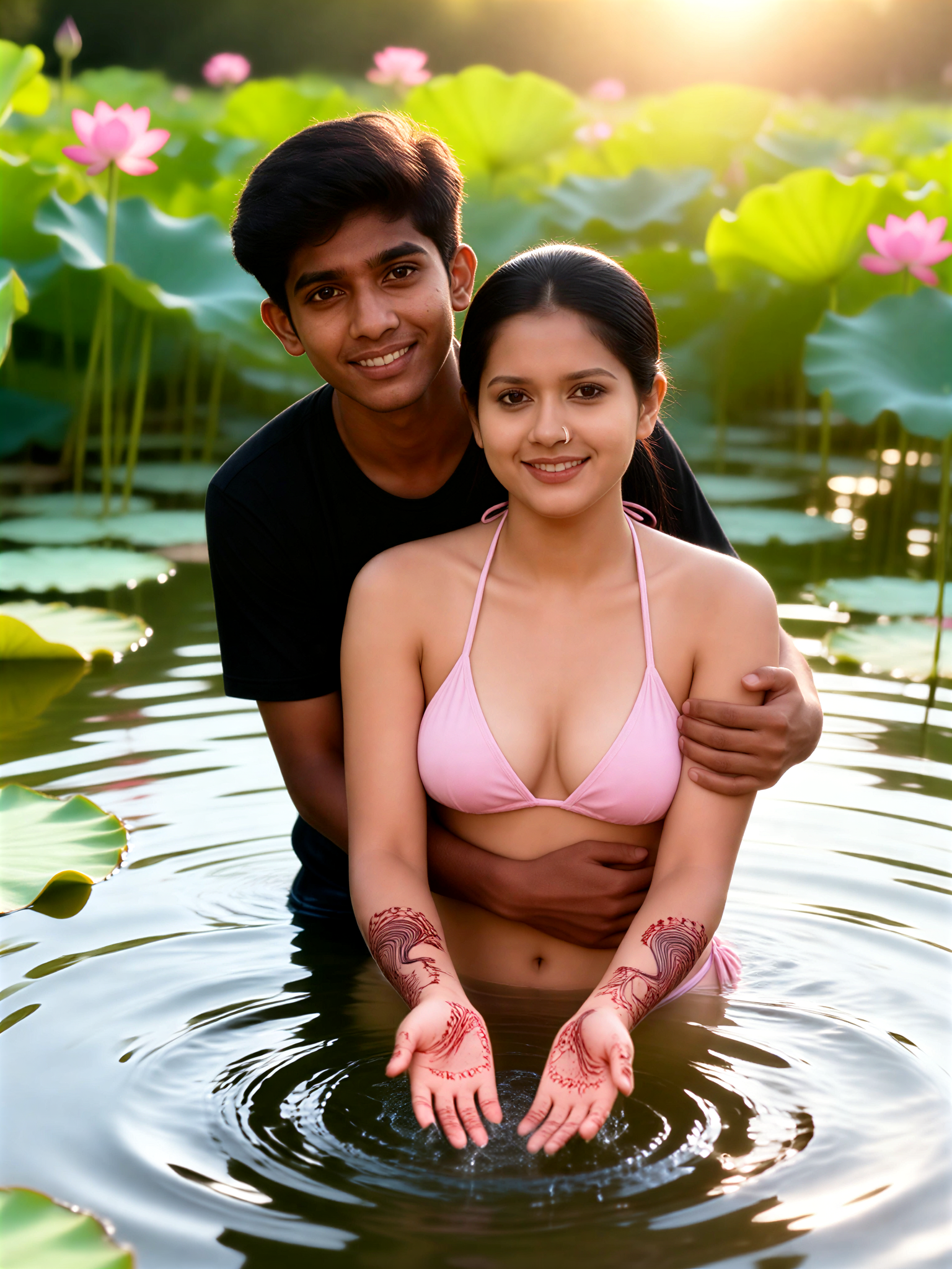 Pink Bikini Hug image