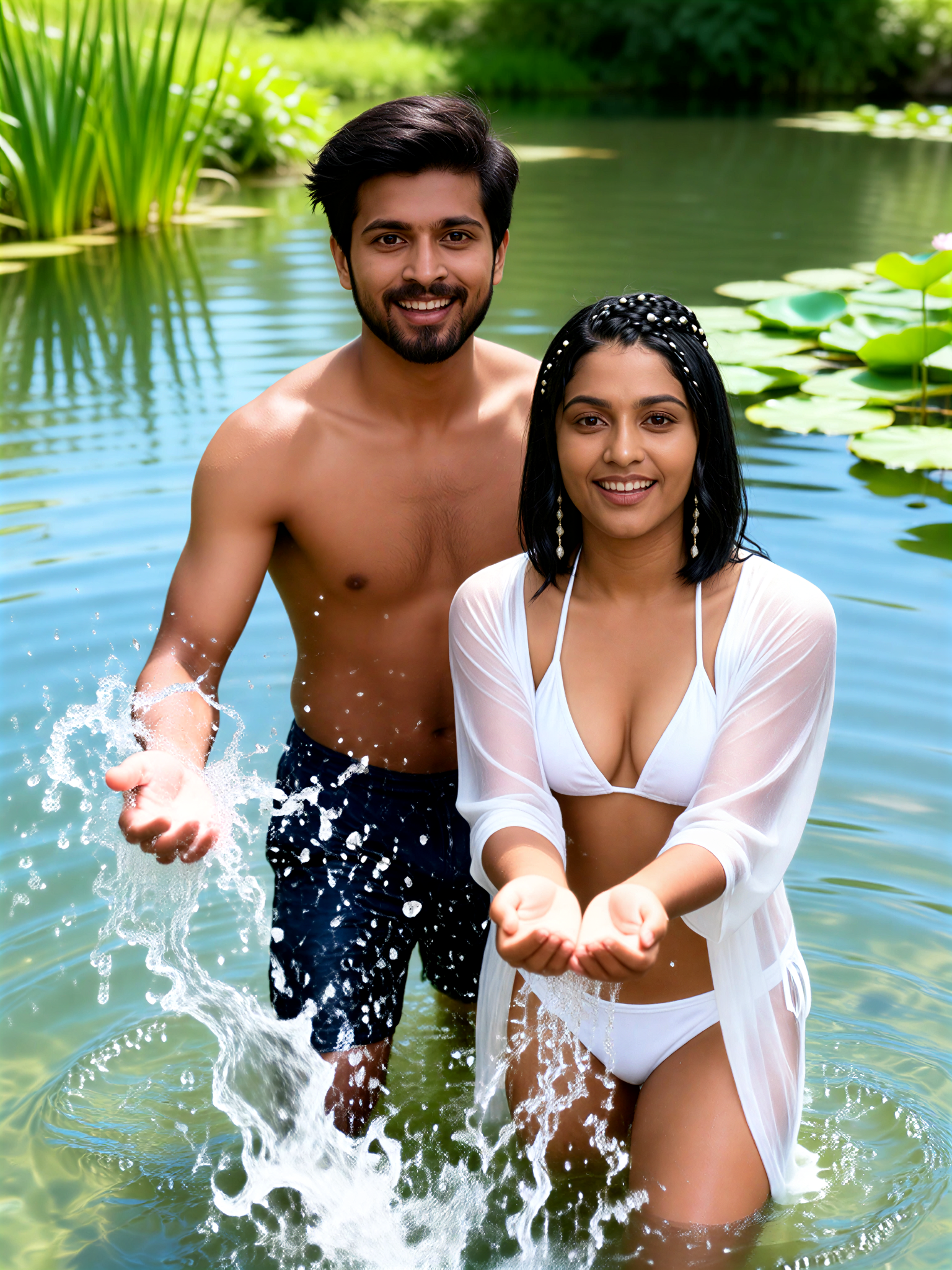 Bikini Water Play image