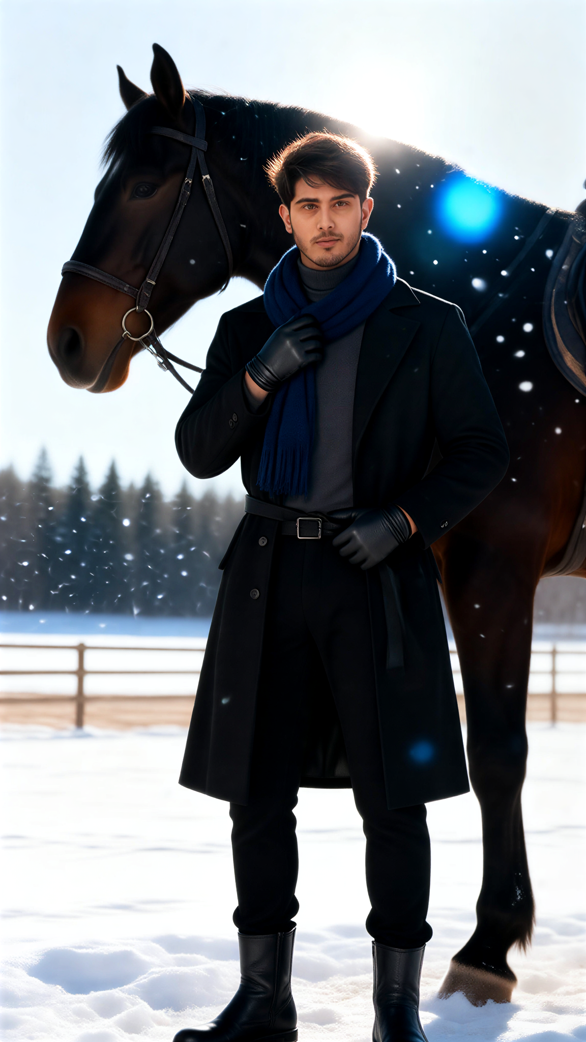 Snowfall Coat Portrait image