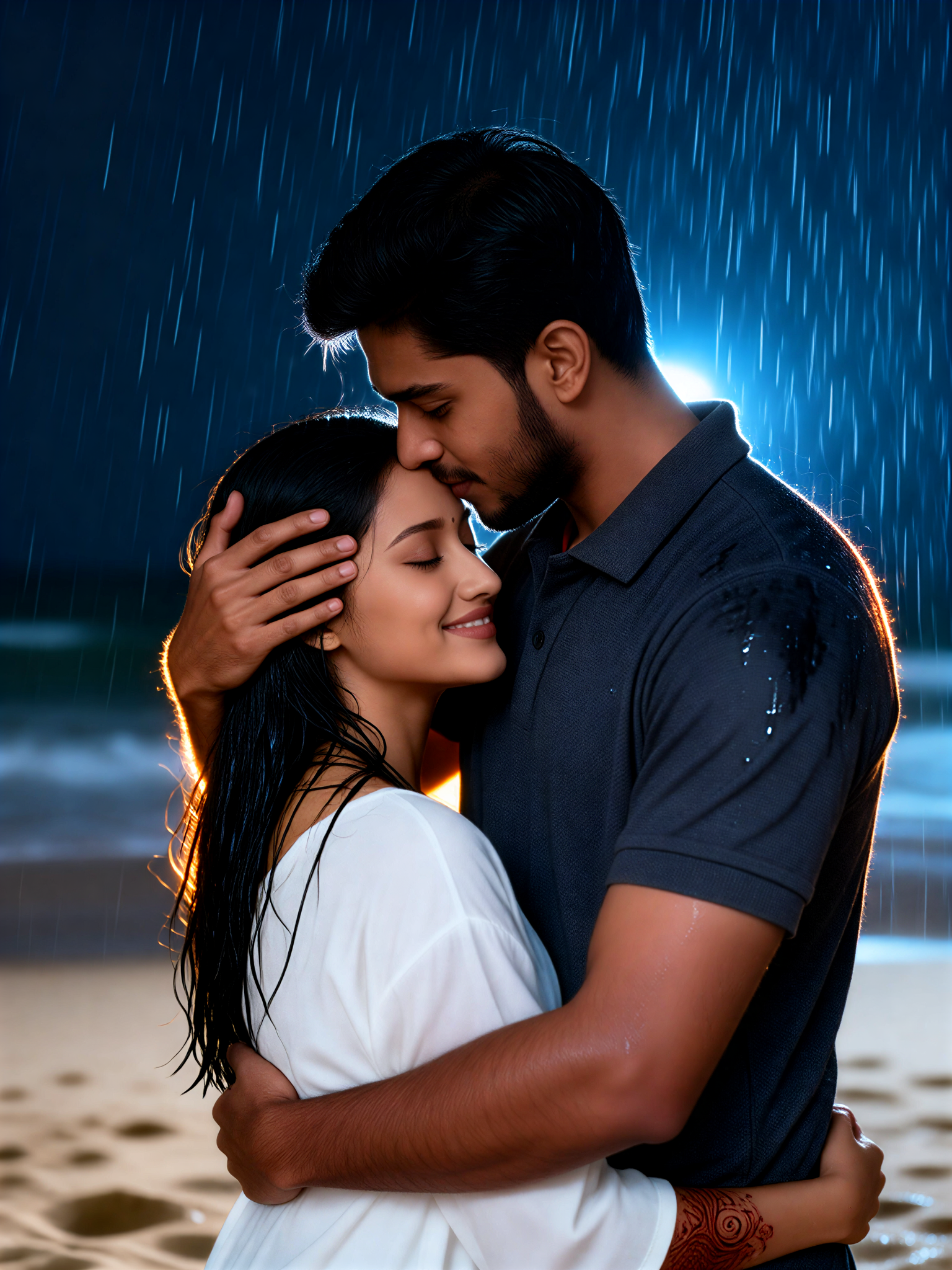 Rain Forehead Kiss 25 image