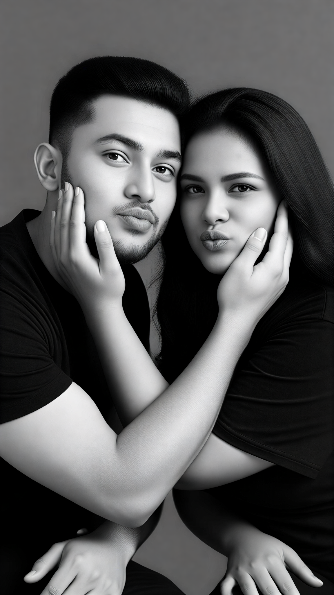 Cheek Squeeze Black Tee image