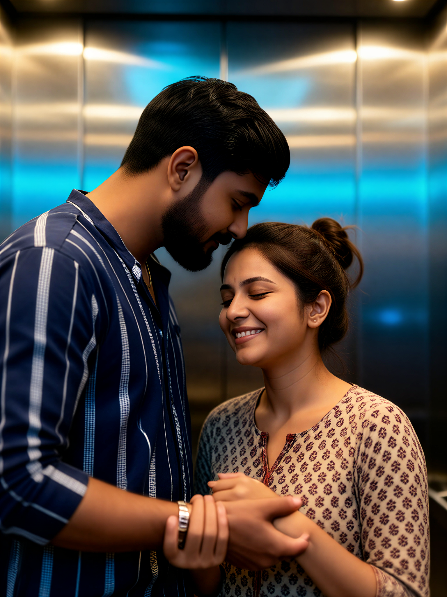 Elevator Forehead Kiss image