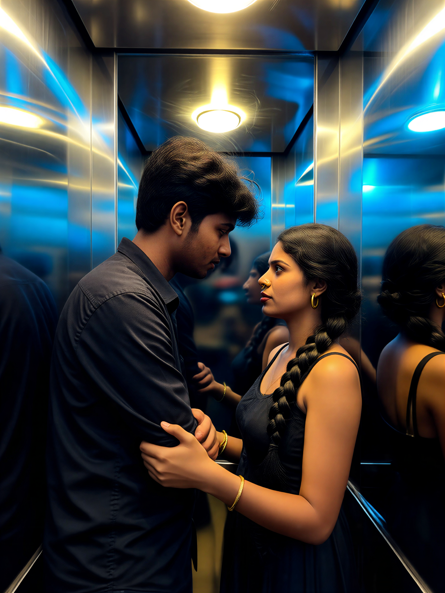 Elevator Black Dress image