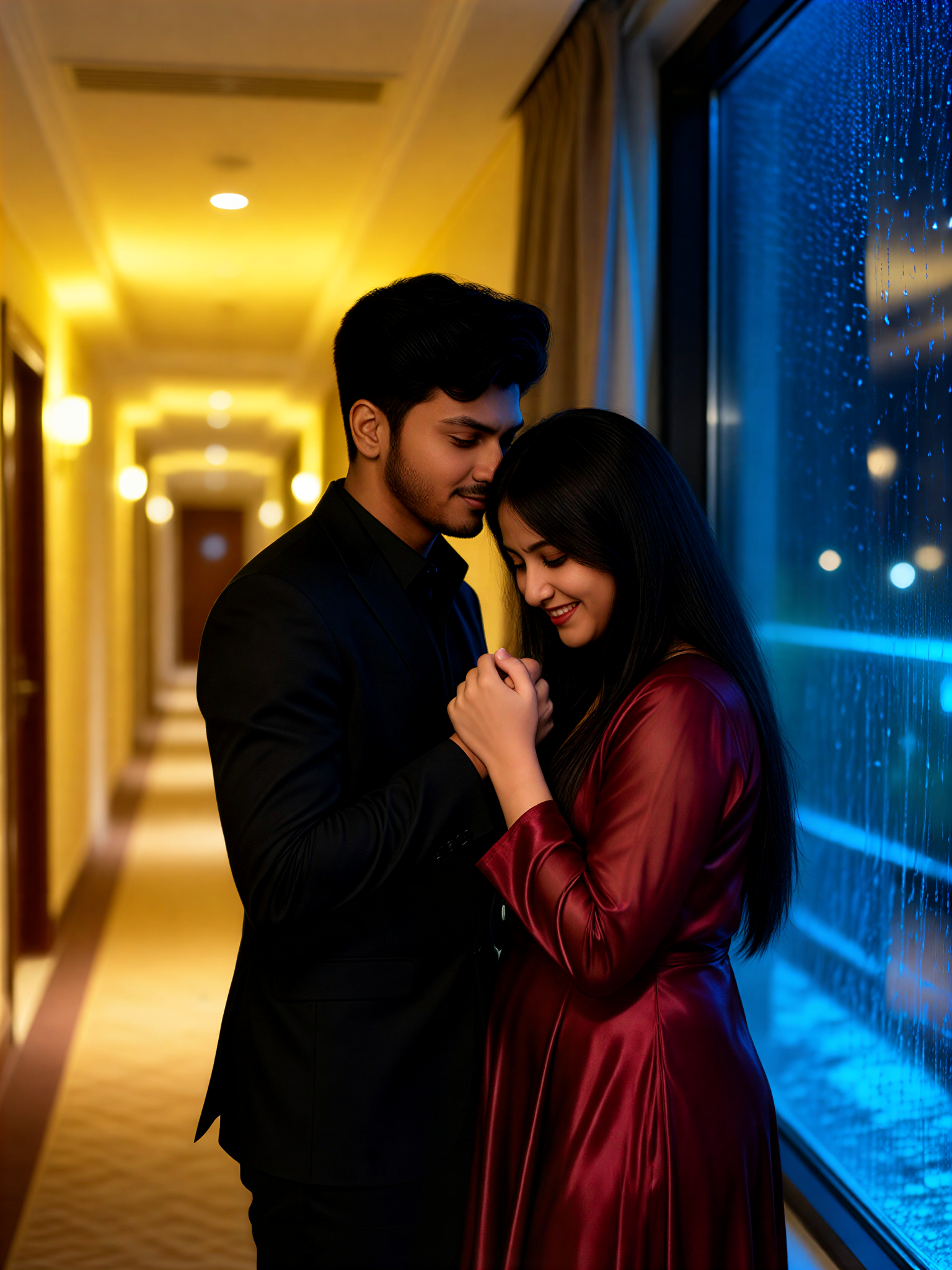 Hotel Hall Red Dress image