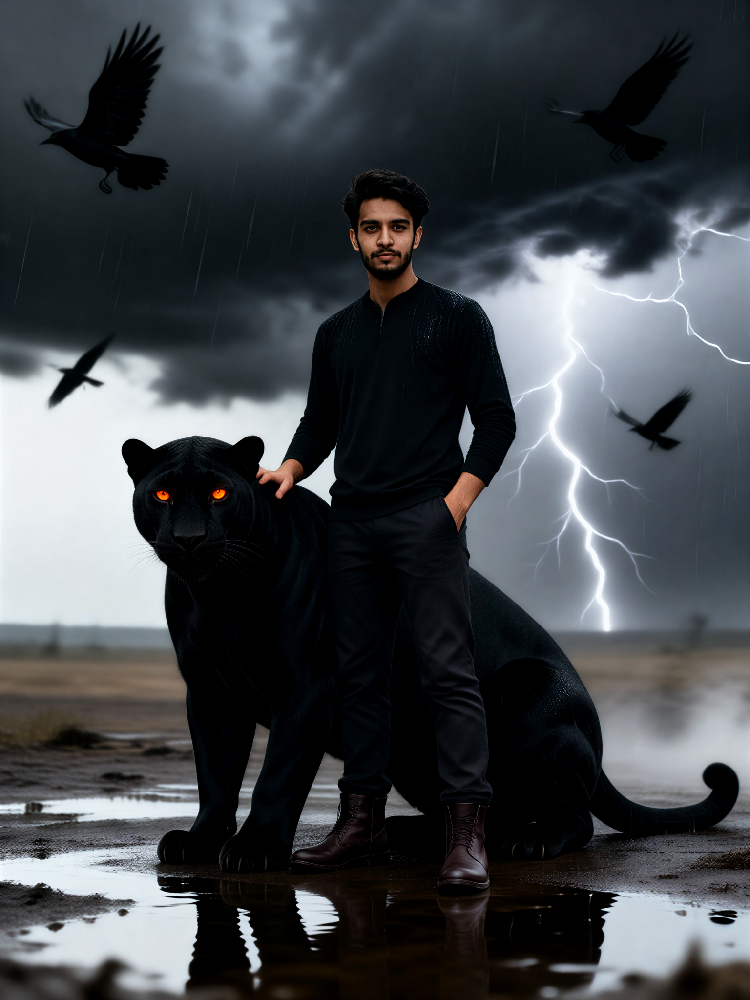 Dark Lord and Black Panther Portrait image