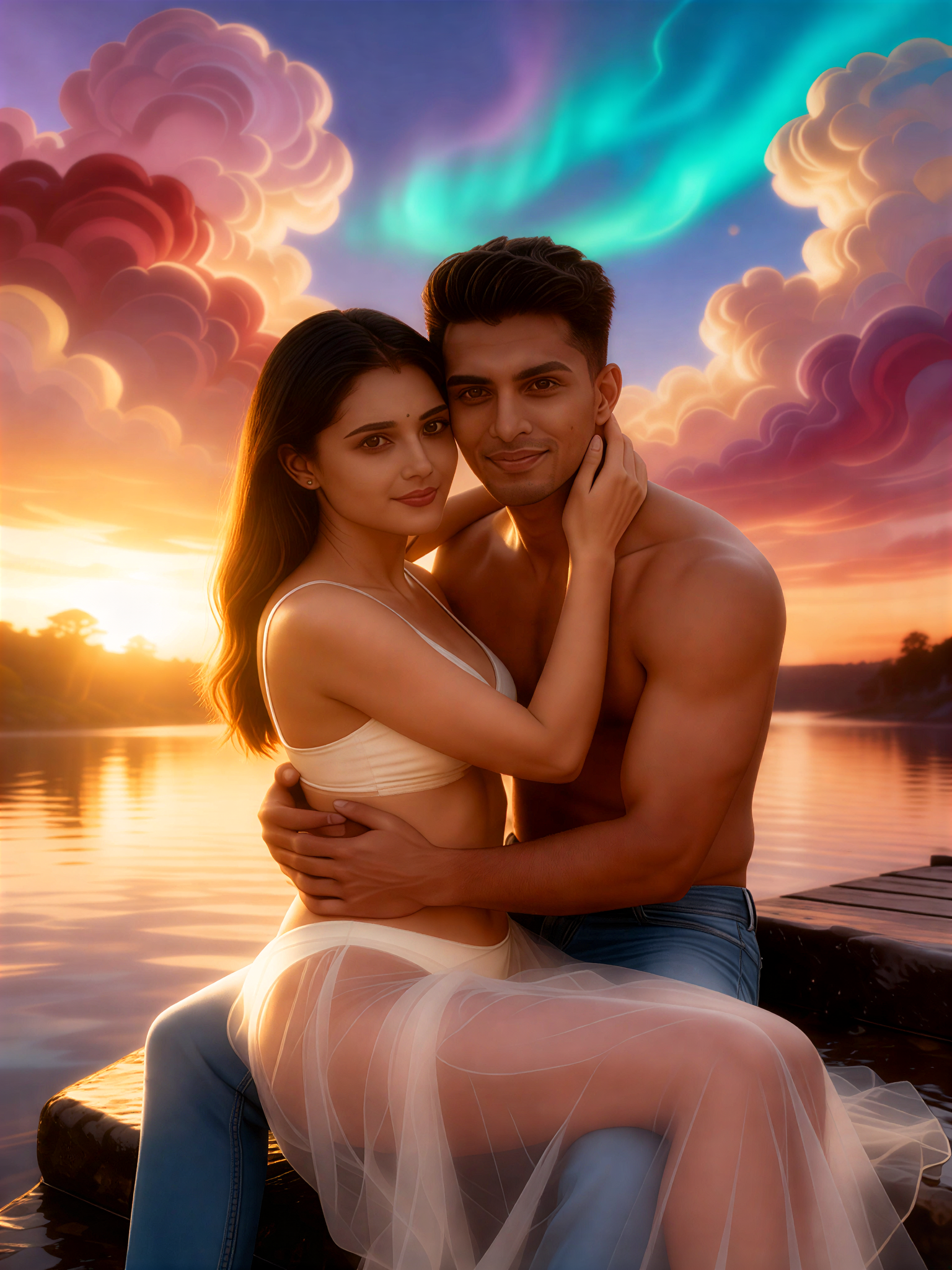Sunset Riverside - Couple Edition image