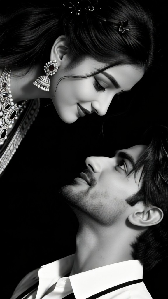 Couple kissing wallpaper image