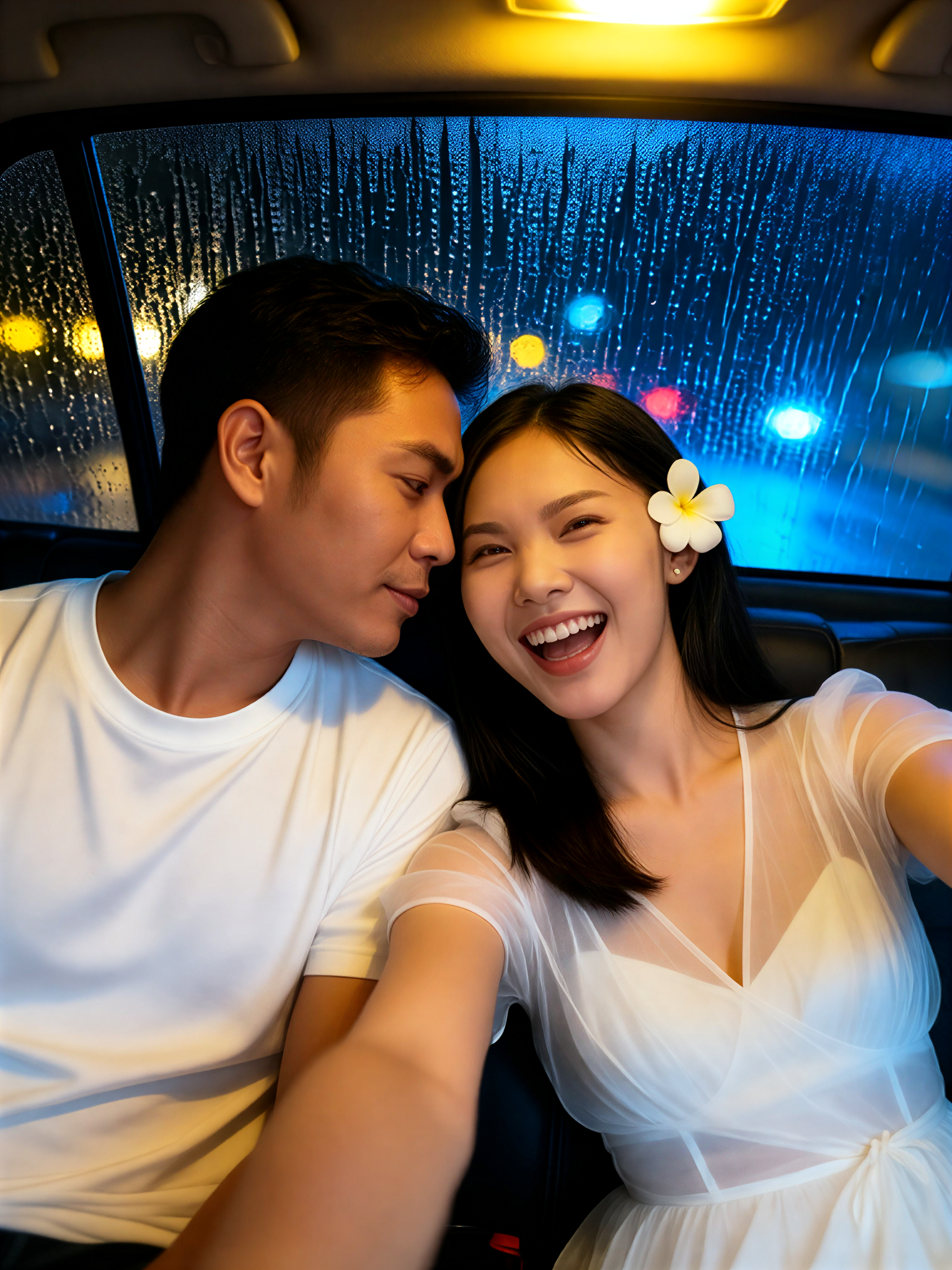 Laughing Selfie Moment image