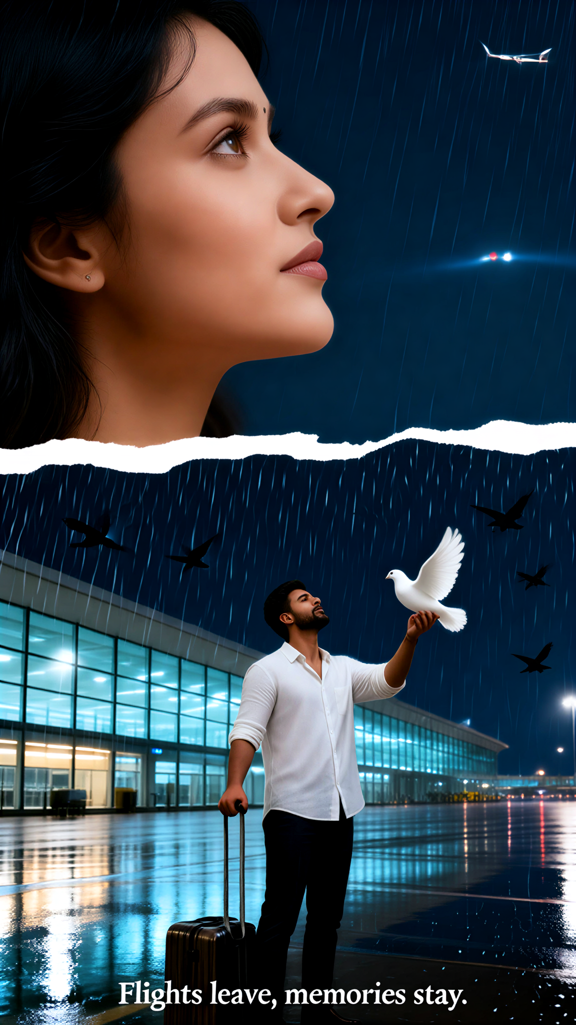 Airport Farewell Birds image