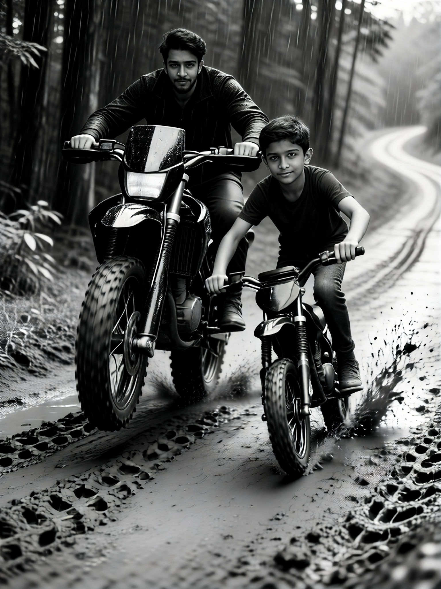 Father Son Moto Jump image