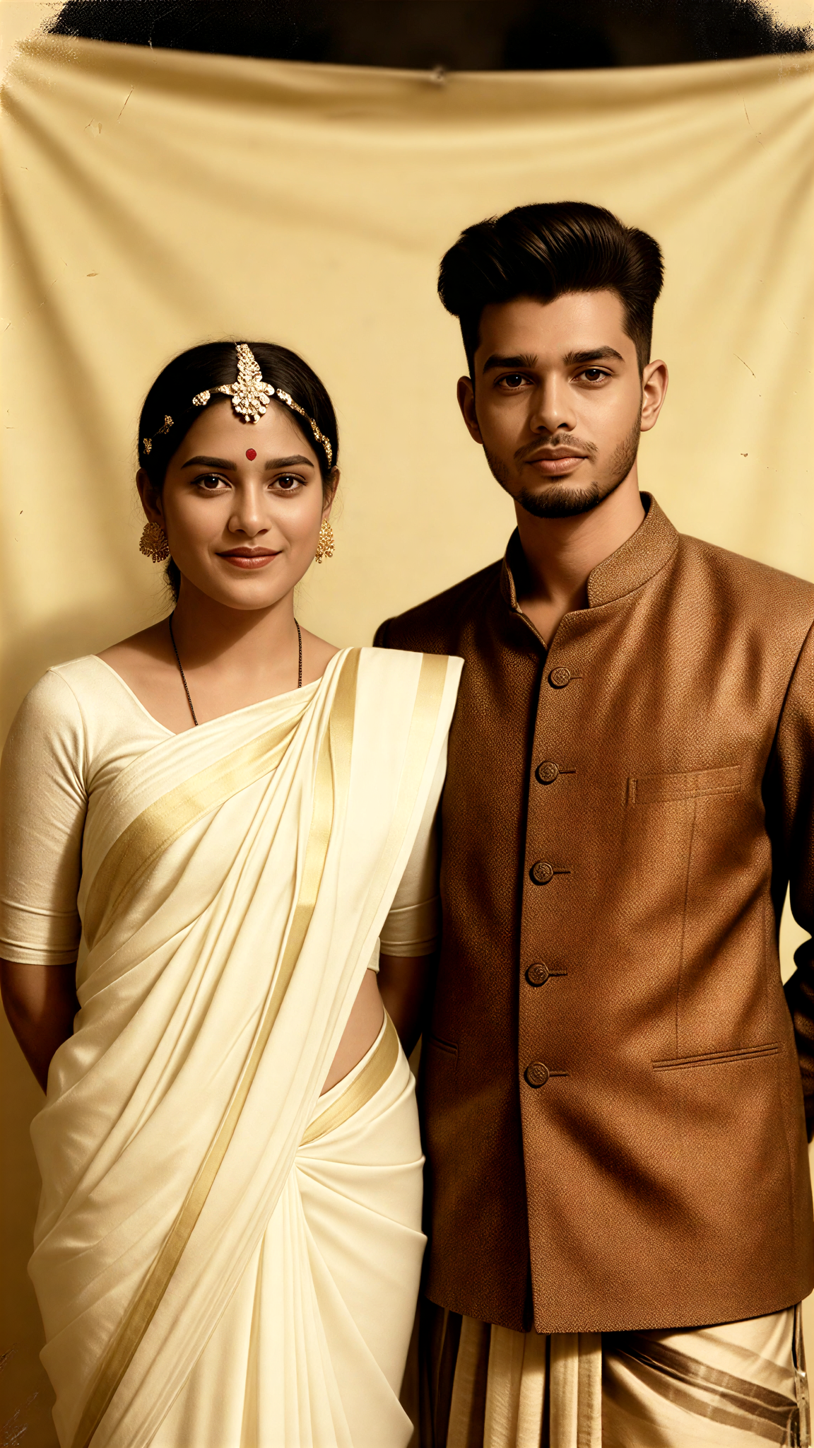 Madras Sepia Couple 02 image