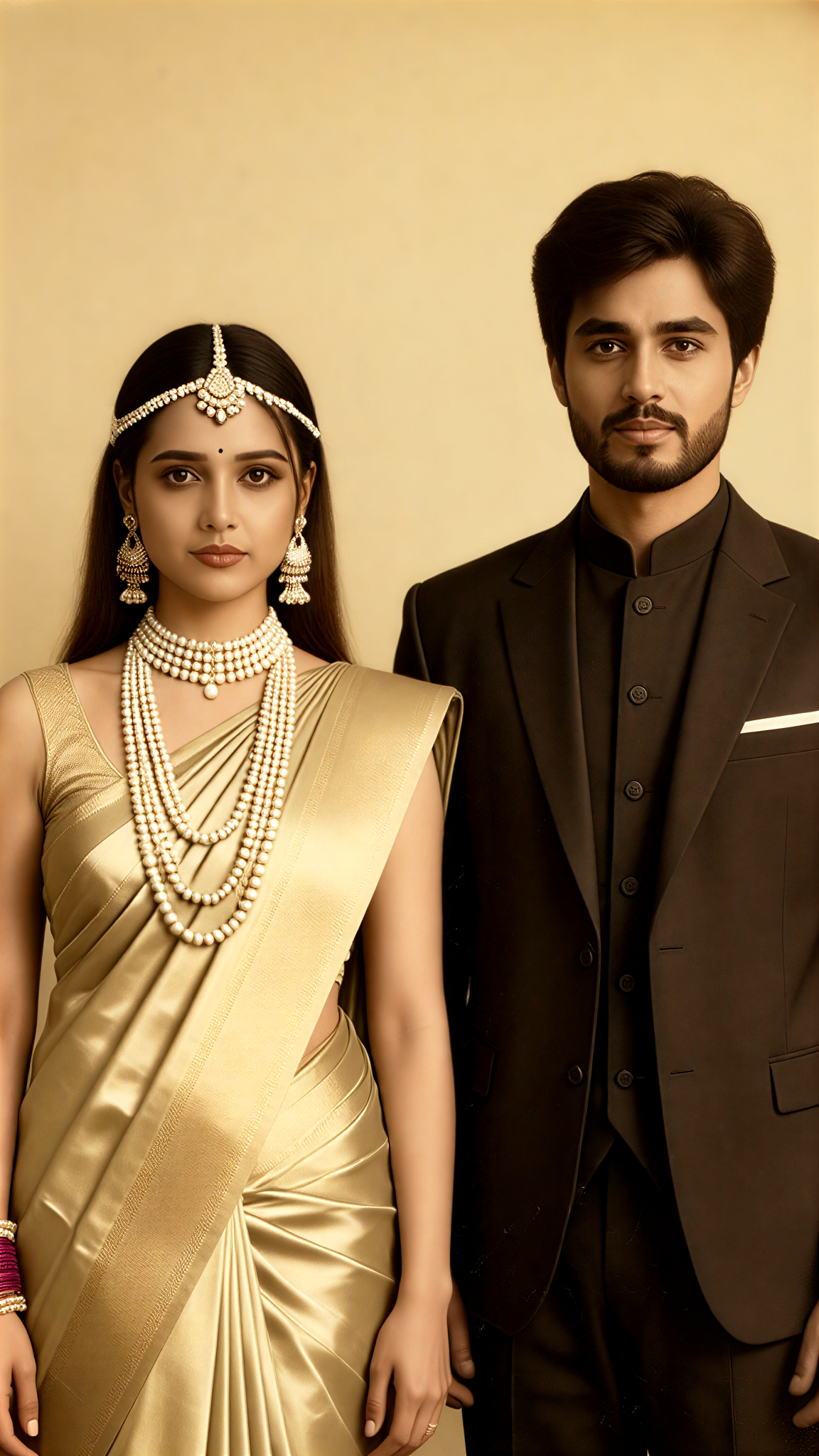 Madras Sepia Couple 03 image