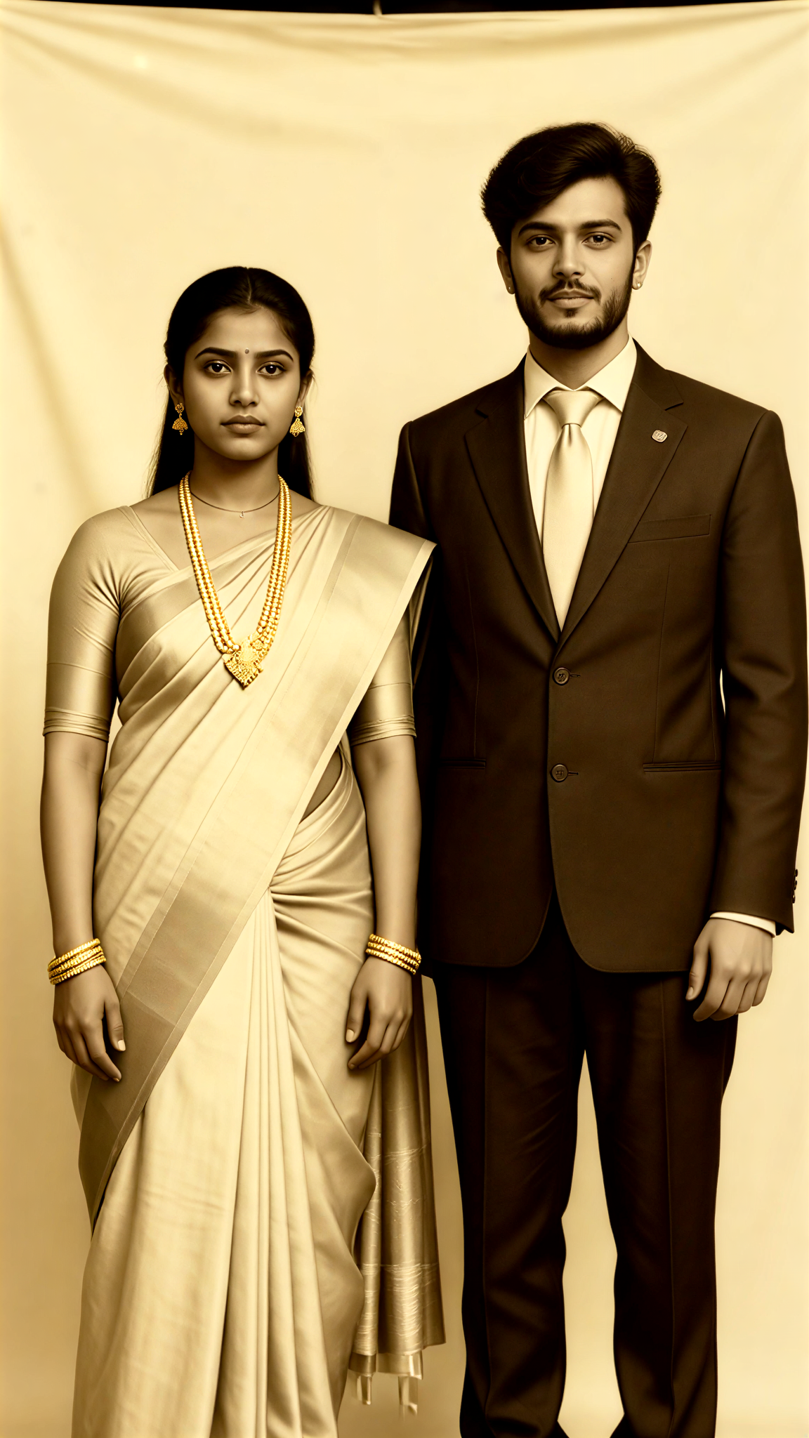 Madras Sepia Couple 04 image